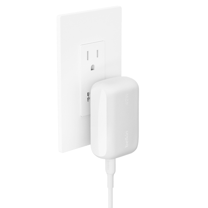 Belkin BoostCharge Dual Wall Charger PD 42W White