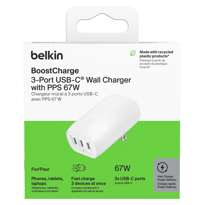 Belkin 67W USB C PD Wall Charger with PPS