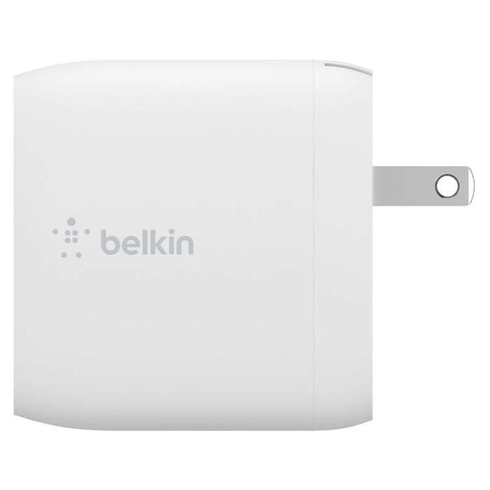 Belkin Dual Port USB A 24W Wall Charger with Apple Lightning Cable 3ft White