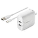 Belkin Dual Port USB A 24W Wall Charger with USB A to USB C Cable 3ft