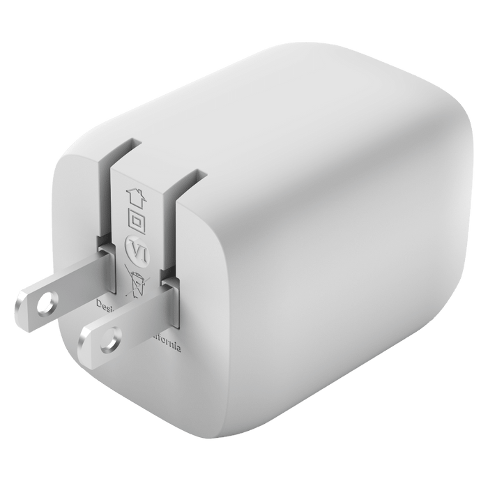 Belkin 65W Dual USB C GaN Wall Charger with PPS and USB C to USB C Cable