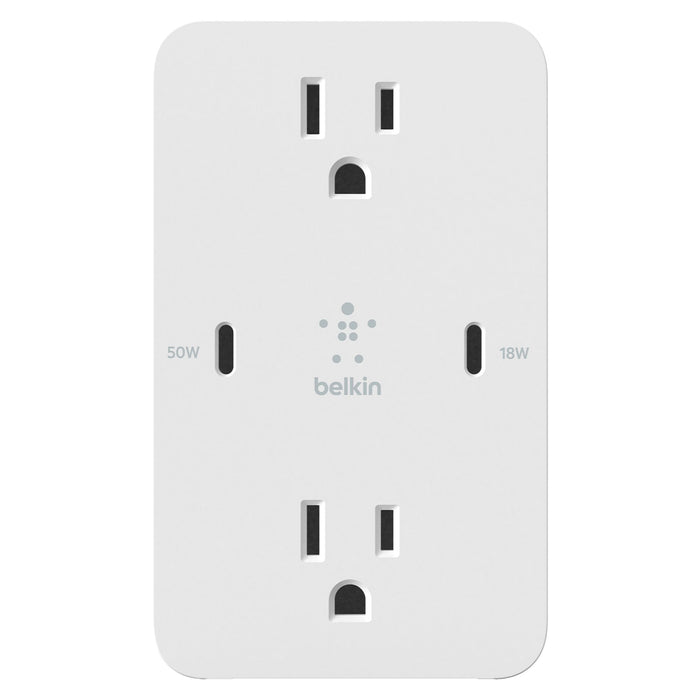 Belkin BoostCharge GaN USB-C Wall Plate 68W