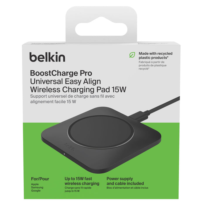 Belkin Boost Charge Pro Easy Alignment Wireless Charging Pad 15W Black