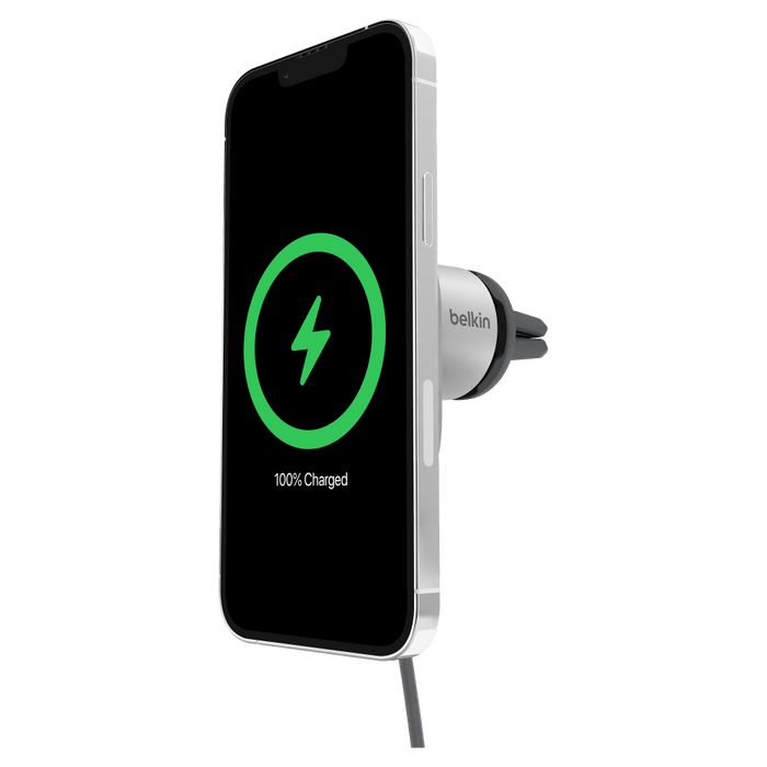 Belkin Boost Charge Pro Wireless Car Charger with MagSafe Charging with Qi2 15W Gray