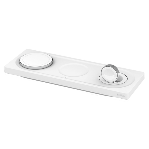 Belkin Boost Charge Pro 3 in 1 MagSafe Wireless Charging Pad 15W White