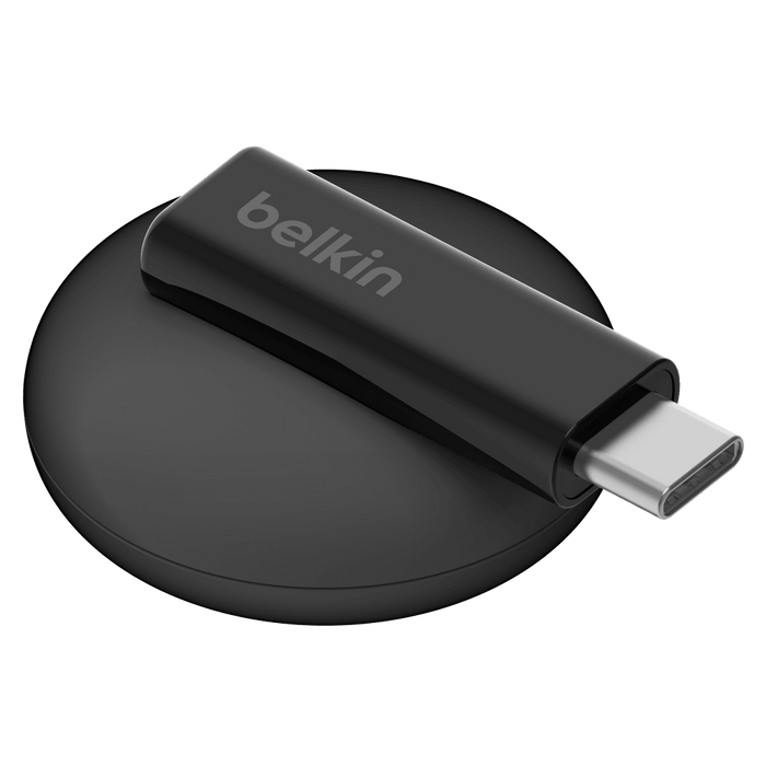 Belkin BoostCharge Portable USB C Apple Watch Charger Black