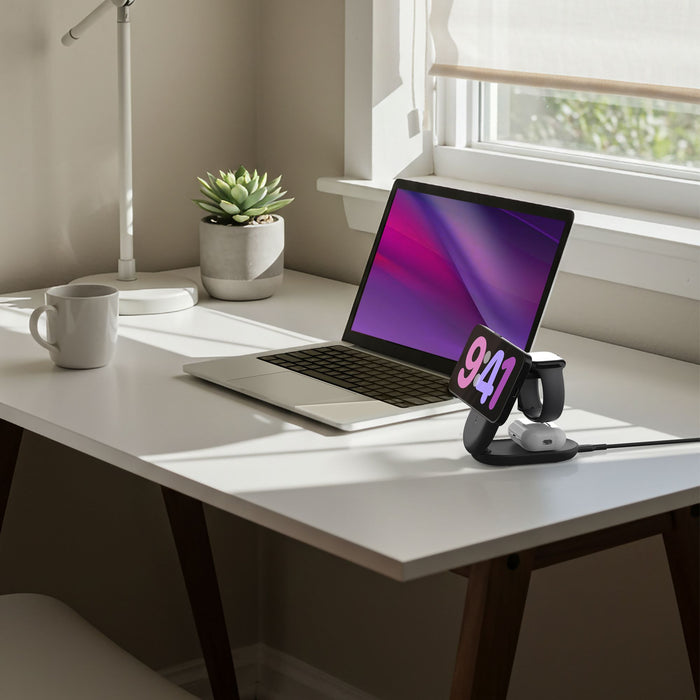 Belkin UltraCharge 3-in-1 Foldable Magnetic Charger with Qi2 25W