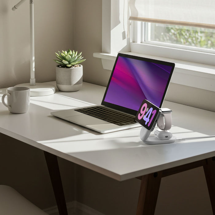 Belkin UltraCharge 3-in-1 Foldable Magnetic Charger with Qi2 25W