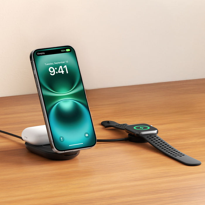 Belkin UltraCharge 2-in-1 Foldable Magnetic Charger with Qi2 25W