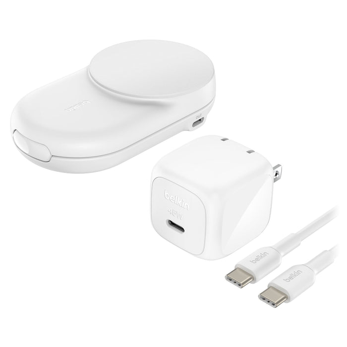 Belkin UltraCharge 2-in-1 Foldable Magnetic Charger with Qi2 25W