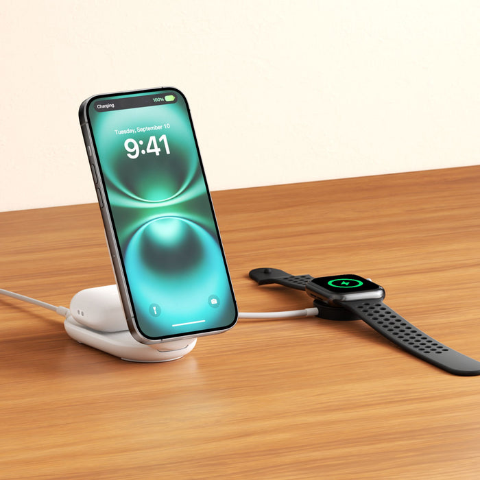 Belkin UltraCharge 2-in-1 Foldable Magnetic Charger with Qi2 25W