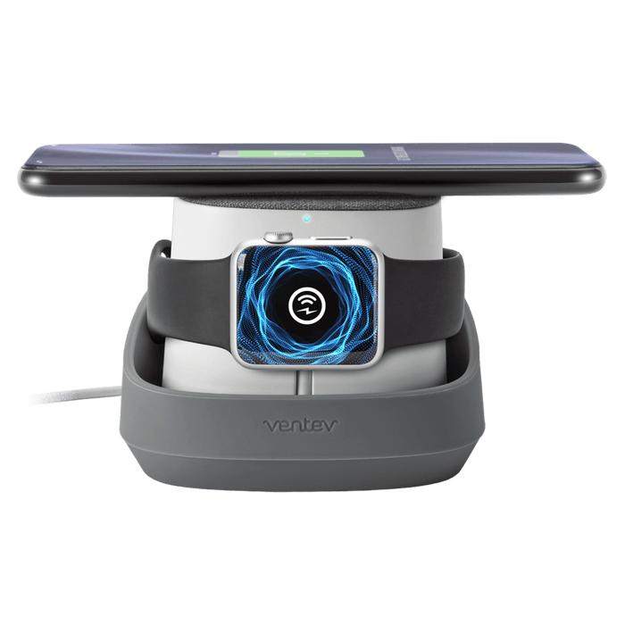 Ventev wireless watchdock duo 10W White and Gray