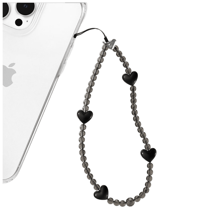 Velvet Caviar Phone Charm Black