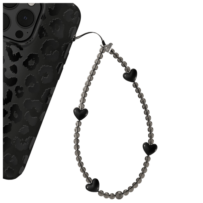 Velvet Caviar Phone Charm Black