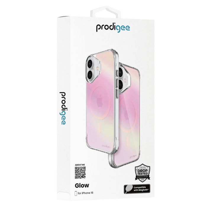 prodigee Glow MagSafe Case for Apple iPhone 16 Gray