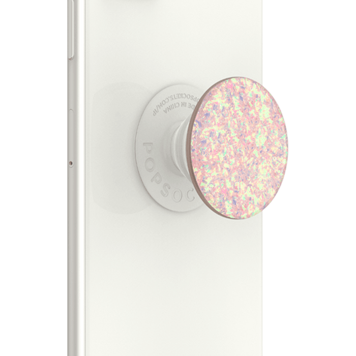 PopSockets PopGrip Premium Iridescent Confetti Rose