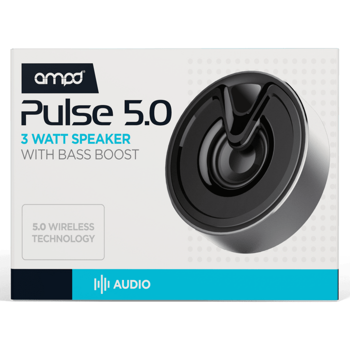 AMPD Pulse 5.0 Bluetooth Desktop Speaker Silver