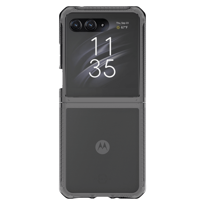 ITSKINS Hybrid_R Clear Case for Motorola RAZR Plus Black