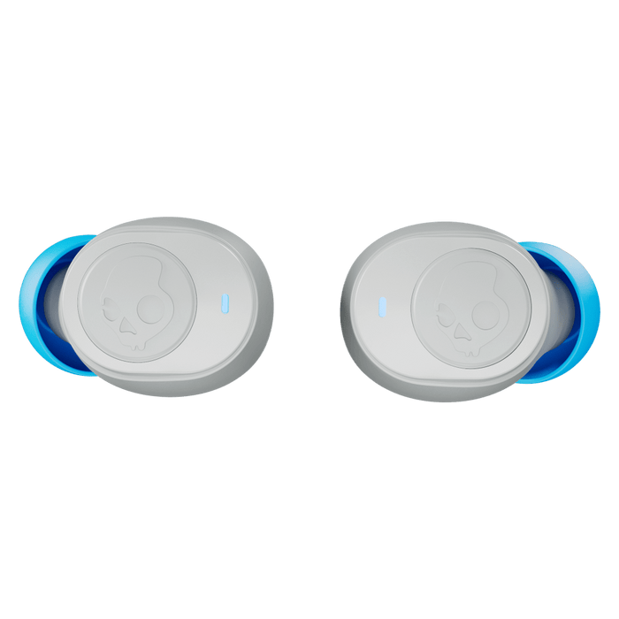 Skullcandy Jib True 2 Wireless In Ear Headphones Light Grey and Blue