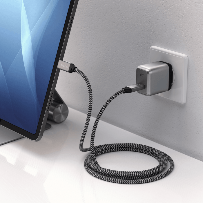 Satechi USB C to USB C Cable 2.6ft Space Gray
