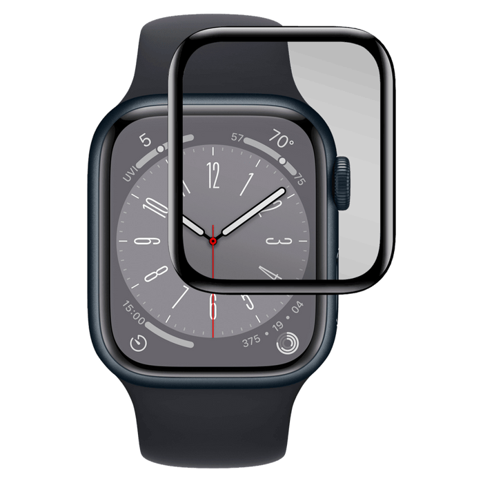Black Ice Plus Antimicrobial Flex $150 Guarantee Screen Protector for Apple Watch Series 8 41MM